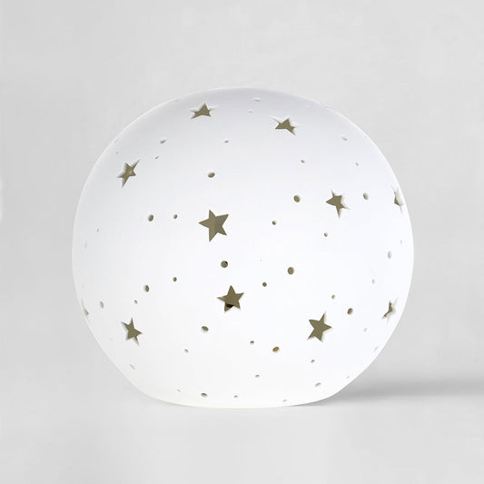 Ola Ceramic Star Orb Night Light for Kids