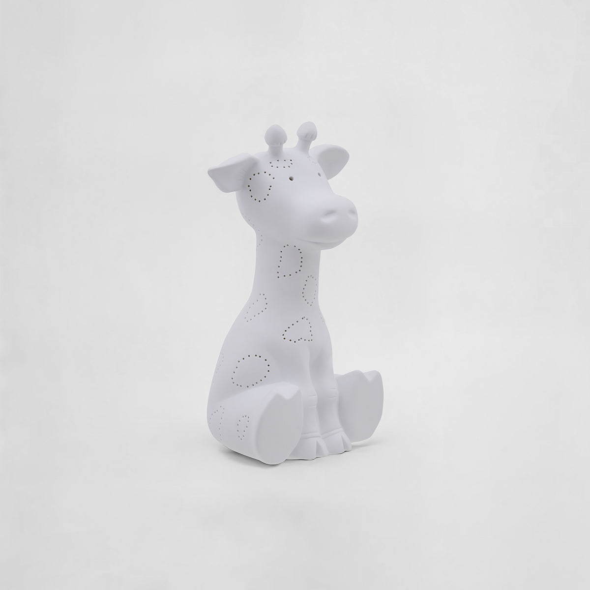 Giraffe Ceramic Night Light – Soft Glow Nursery Lamp for Kids