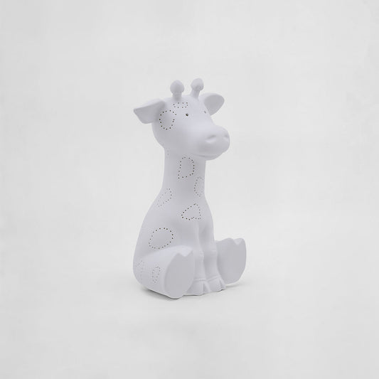 Giraffe Ceramic Night Light – Soft Glow Nursery Lamp for Kids