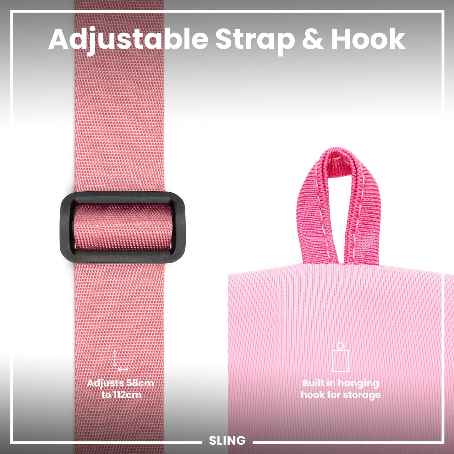 ION8 Sling Bag – Foldable, Hands-Free Water Bottle Carrier (1L)