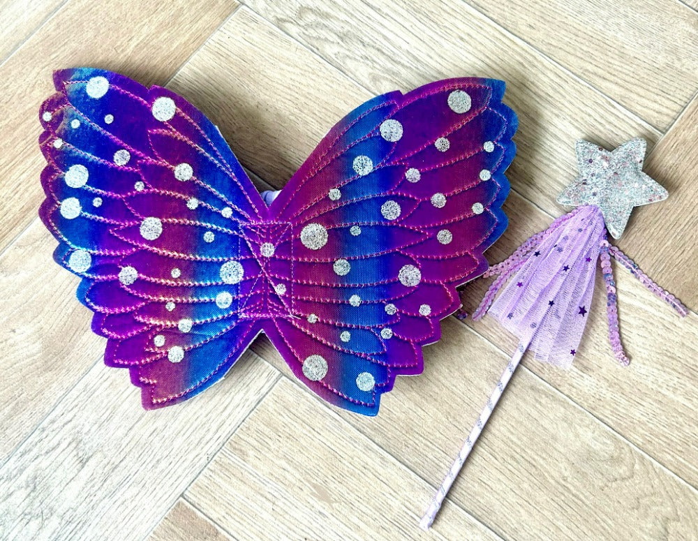 Butterfly wings & Magic wand set
