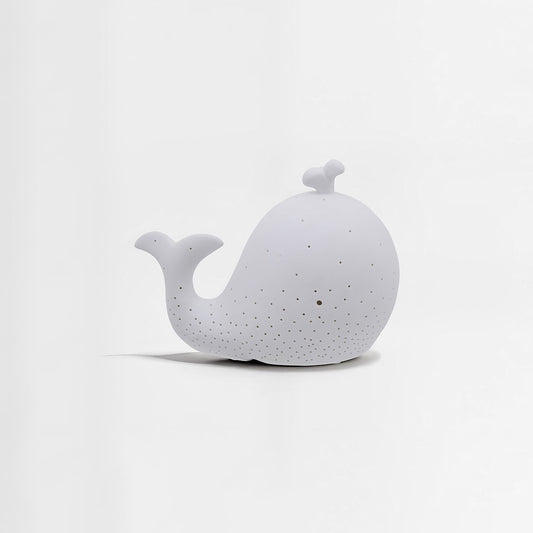 Orla Kids Whale Ceramic Night Light – Soft Ambient Bedtime Lamp