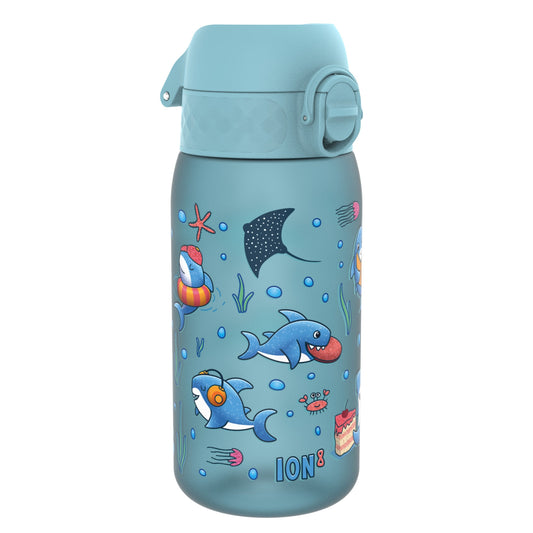 Leak-Proof Kids Water Bottle – Forest Sharks Design (400ml)