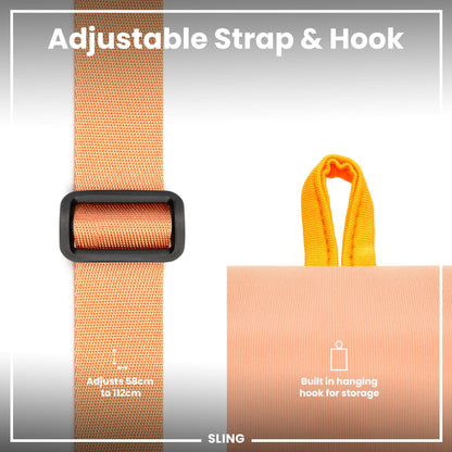 Coral Water Bottle Carrier – ION8 Sling Bag (Fits Bottles Up to 1L)