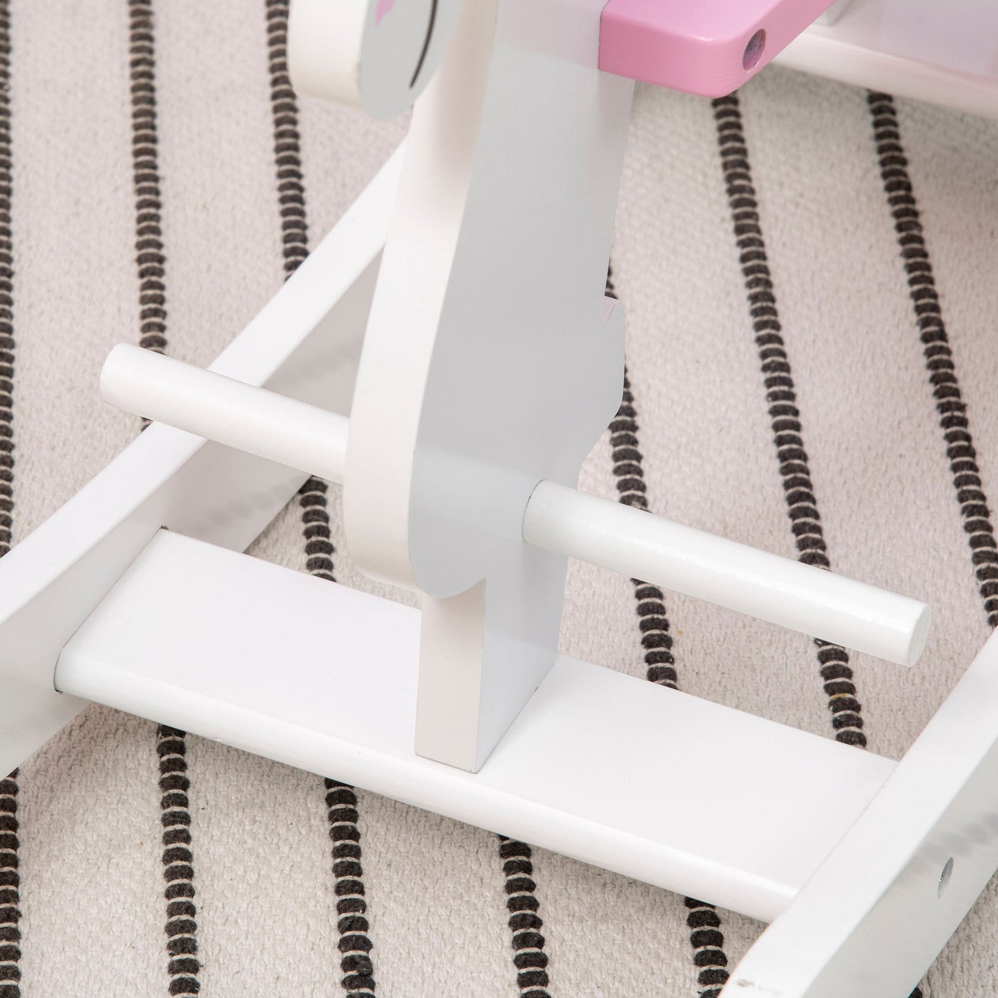 Wooden Unicorn Rocking Horse for Toddlers (Ages 1–3) – HOMCOM