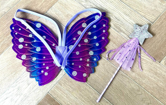 Butterfly wings & Magic wand set